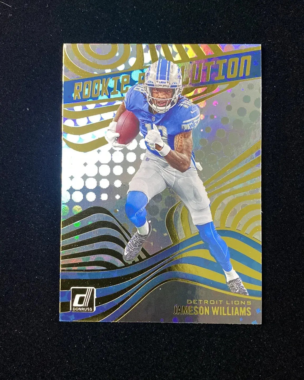 2022 Panini Donruss Rookie Revolution RC #REV-8 Jameson Williams Lions GL12
