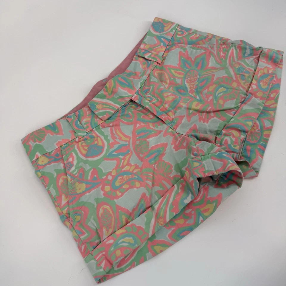 Pantalones Cortos Lilly Pulitzer Make A Splash Sand Bar Azul Barclay Para Mujer Talla 4 Foto 2 de 4