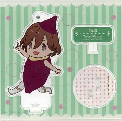 Reiji Kotobuki acrylic keychain with stand FRUIT VEGETABLE Chibi character