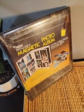 New 1970s Magnetic Refillable Photo Album