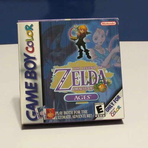 Legend of Zelda Oracle of Ages (Gameboy Color Game Boy) Complete CIB Authentic