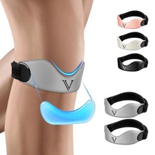 Silicone Patellar Tendon Support Strap 2-Pack, Knee Brace for Women Men, Adjusta