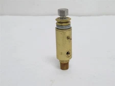 228865 New-No Box; Clippard CS-0843 Brass Pneumatic Flow Control Valve; 1/8NPT