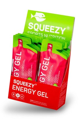 Squeezy Energy Gel Box, 12 x 33 g Beutel, Mixed