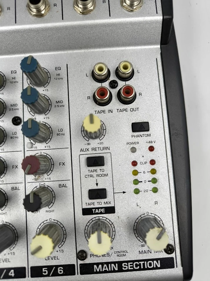 Behringer Eurorack UB802 Mixer - Used, No Power Cable - Image 3 of 4