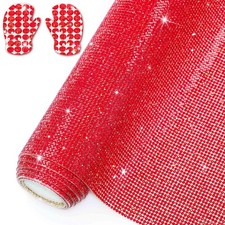 Bling Rhinestone Sticker DIY Car Decoration Stickers Self-Adhesive Hotfix Gli...