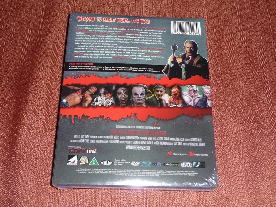 "YOU'RE SO COOL BREWSTER: THE STORY OF FRIGHT NIGHT" SEALED w/SLIPCOVER & COMIC! - Image 2 of 4