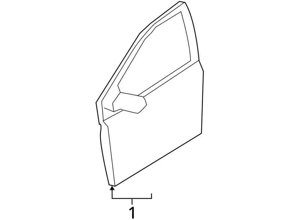 2007-2010 Ford Edge Passenger Front Door Oem XENKJ Foto 4 de 4