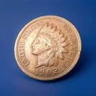 1902 Indian head penny ,FULL LIBERTY & Dimonds, very clear details