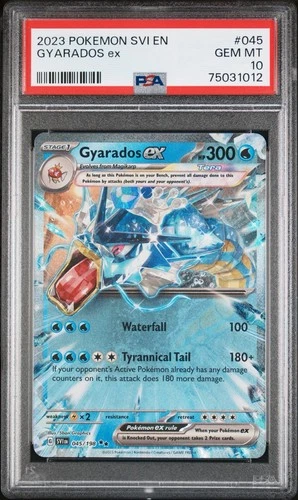 PSA 10 GYARADOS EX 045/098 POKEMON 2023 JAPANESE SV1S-SCARLET  & VIOLET