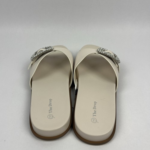 The Drop Agnes Ivory Flat Buckle Sandal, Size US 7.5 *NEW* - Picture 5 of 6