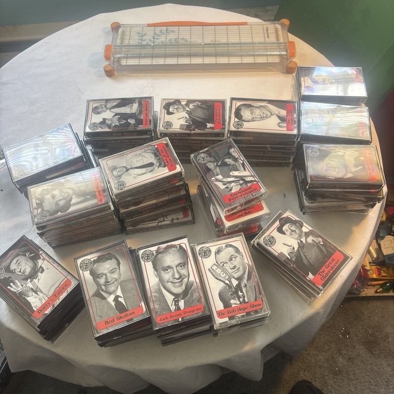 HUGE LOT of 73 The Worlds Greatest All Time Radio Shows cassettes 