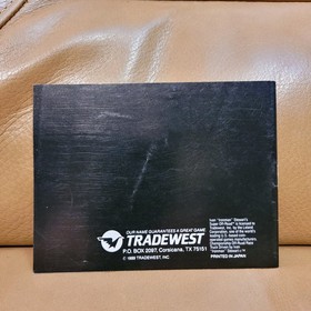 Super Off Road Instruction Manual Nintendo NES