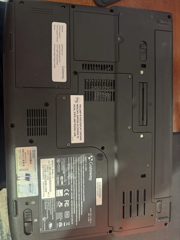 Gateway MA6 M465-E Laptop 15.6" Intel Core Duo, Tested WITH CHARGER READ PLEASE - Image 4 of 4