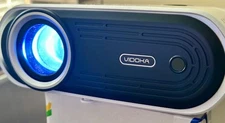 Vidoka Mini LCD Video Projector BL-70 4K 1920 x 1080 Bluetooth WI-FI Open Box
