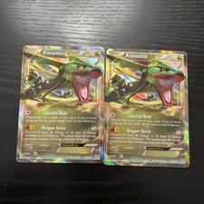 (2) Rayquaza EX 85/124 Dragons Exalted Holo