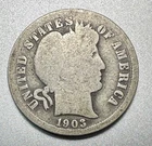 1903-S  BARBER DIME   NICE DETAIL   KEY DATE  #1818
