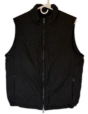 Oscar Jacobson Full Zip Sweater Vest Men 52 Large Liner Evo Waistcoat 100 Wool