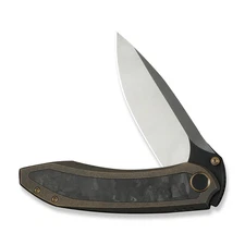 WE Knife Winsome 23092-3 Bronze Titanium Marble Carbon Fiber M390 Steel Knife