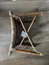 Zara Wicker/ rattan  Small Stool