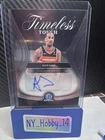 Topps 2025-26 Chrome Timeless Touch Autograph Alexandre Sarr #TCA-AS Wizards