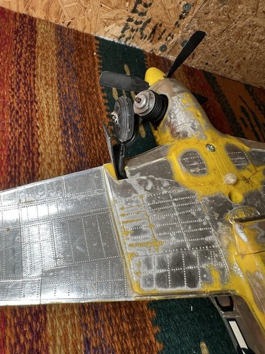 Testors P51 Mustang Gas Powered Model Tether Plane 1970 Fly’em - Picture 15 of 18