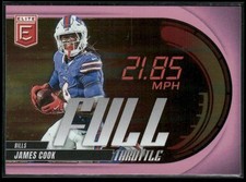 2025 Donruss Elite #6 James Cook Full Throttle Pink