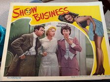Show Business 1944 RKO 11x14" lobby card Eddie Cantor Joan Davis Constance Moore