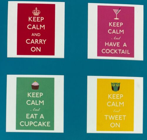 GraphiqueKeep Calm and Carry On Note Card 20 Black Notecards & Envelopes - Picture 10 of 13