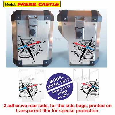 Adesivi valigie BMW R1200GS Adventure ROSA DEI VENTI bags stickers