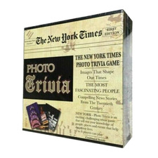 New THE NEW YORK TIMES Photo Trivia Game First Edition