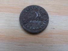Altes Rechengeld Metall 2 Pfennig 1924