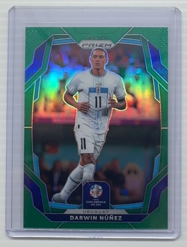 2024 Prizm Conmebol Copa America Darwin Nunez Green Prizm #1/5 Uruguay