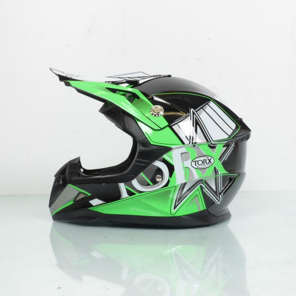 Kask Motocross Green dla dziecka Torx Peter Size L Integral Nowy-pokaż oryginalną nazwę Super tania produkcja krajowa