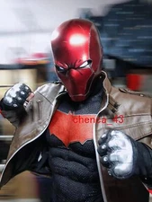 NEW Red Hood Helmet Collectible Cosplay 3D Printed LED Eyes Mask Replica Props