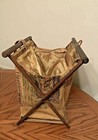 Antique Wooden ~ Cloth ~ Silk Freestanding KNITTING HOLDER/ RACK For Repairs
