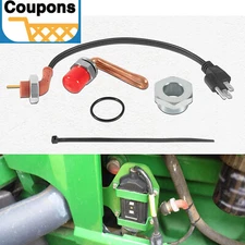 for DZ102076 John Deere Engine Coolant Block Heater Kit With Power Cord