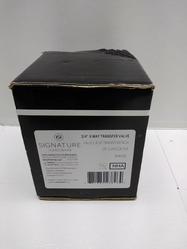 Signature Hardware 3/4" 6 way transfer valve SH6103 - Diverter Valves Showers - Picture 2 of 6