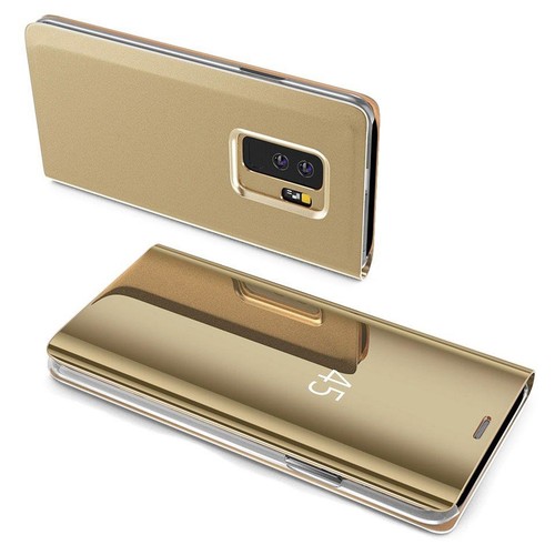 Samsung Galaxy S9 PLUS Smart Case Handytasche Smart View Standing Cover in  Gold | eBay