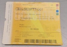 Biglietto DEPECHE MODE DELTA MACHINE TOUR STADIO SAN SIRO MILANO 18 LUGLIO 2013