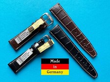 Cinturino Alligator Per Orologio IWC Pilot 20 21Mm Marrone, Nero / 71