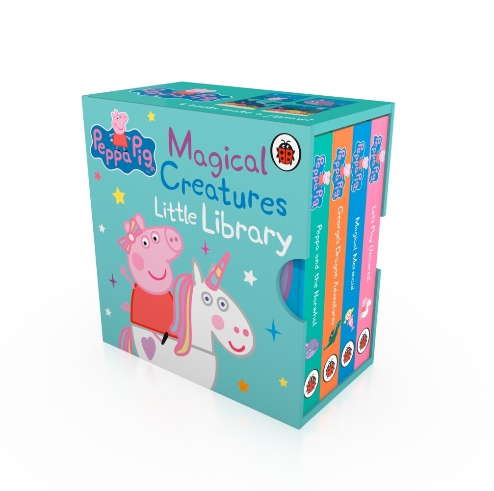 Thumbnail - Peppa's Magical Creatures Little Library 4 Books Make A Jigsaw Peppa
