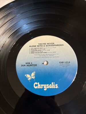 Ian Hunter - You're Never Alone With A Schizophrenic LP