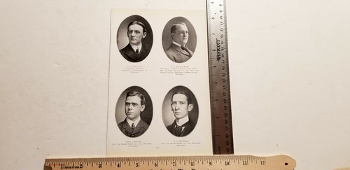 Notable Wisconsin Men of 1901 MERCHANTS Earle Ferguson McGeoch Rodee Bartlett D0 - Picture 2 of 7