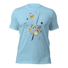 Wassily Kandinsky T-shirt Delicate Tension 1923 Wearable Art Bauhaus Modern Tee