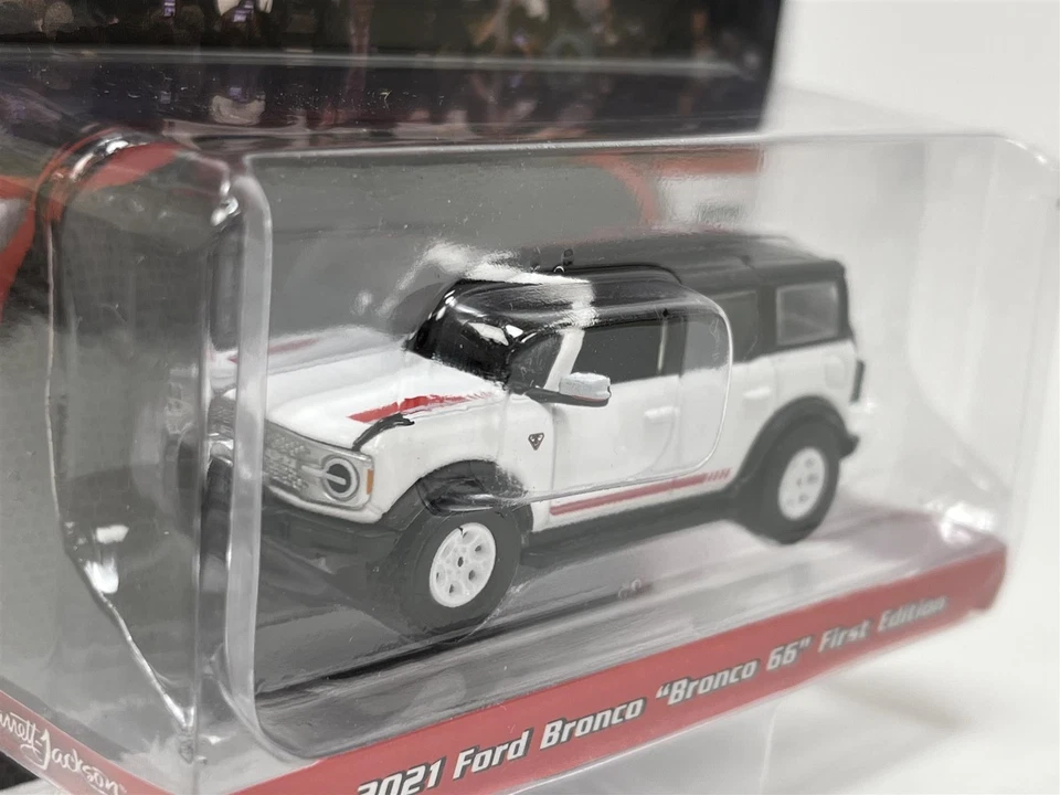 Barrett JACKSON 2021 Ford BRONCO 66 Prima Edizione 1:64 Greenlight 37270F - Immagine 3 di 4