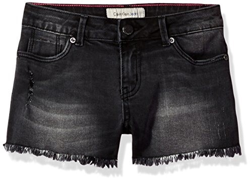 Calvin Klein Denim Shorts Boy Friend Cut-Off Little Girl Size 4 Calvin Klein - Picture 2 of 9