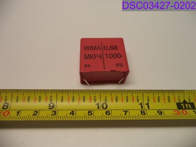 Qty = 283: WIMA MKP4 0.68 1000 5% K9 Film Capacitor