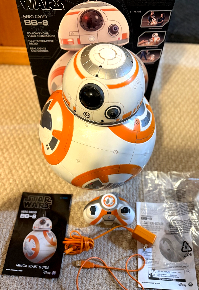 Star Wars BB-8 Droid Spin Master Interactive Radio Controled Box