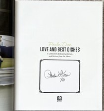 Paula Deen Signed In Person LOVE AND BEST DISHES Book - Authentic, Cookbook